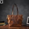 Full Grain Leather Tote, Men's Leather Tote, Large Leather Bag, Personalized Bag, Leather Tote Bag for Men, Gift For Him, Tablet Bag